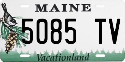 ME license plate 5085TV