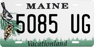 ME license plate 5085UG