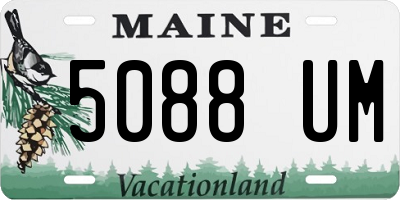 ME license plate 5088UM