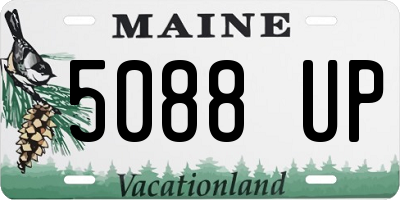 ME license plate 5088UP