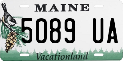 ME license plate 5089UA