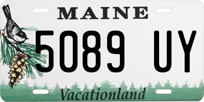 ME license plate 5089UY