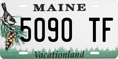 ME license plate 5090TF