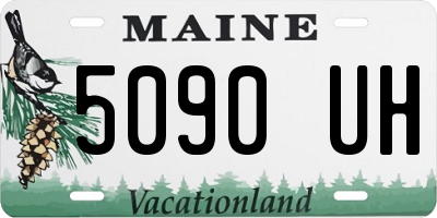 ME license plate 5090UH