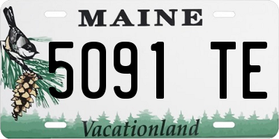 ME license plate 5091TE