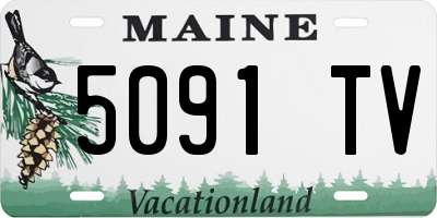 ME license plate 5091TV