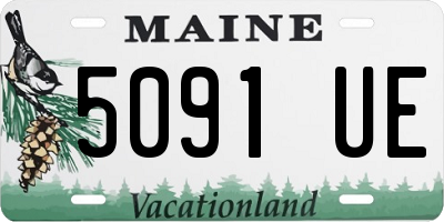 ME license plate 5091UE