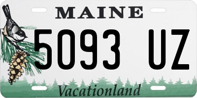 ME license plate 5093UZ