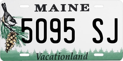 ME license plate 5095SJ