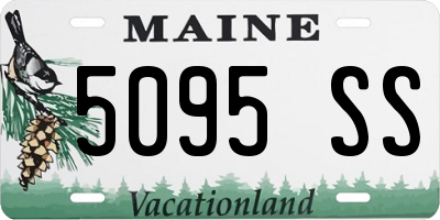 ME license plate 5095SS