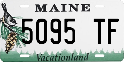 ME license plate 5095TF