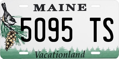 ME license plate 5095TS