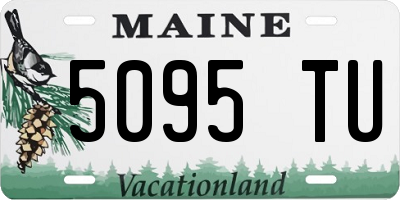 ME license plate 5095TU