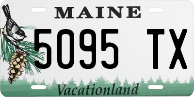 ME license plate 5095TX