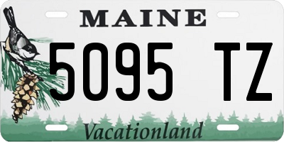 ME license plate 5095TZ