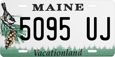 ME license plate 5095UJ