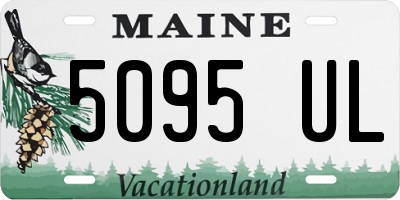 ME license plate 5095UL