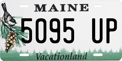 ME license plate 5095UP