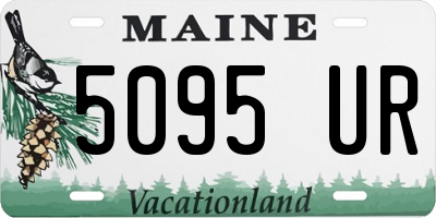 ME license plate 5095UR