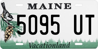 ME license plate 5095UT