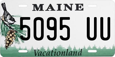 ME license plate 5095UU