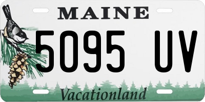 ME license plate 5095UV