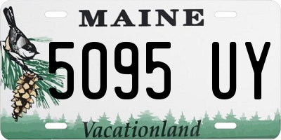 ME license plate 5095UY