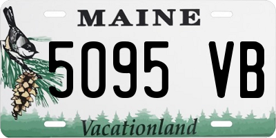 ME license plate 5095VB