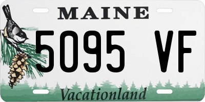 ME license plate 5095VF