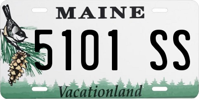 ME license plate 5101SS