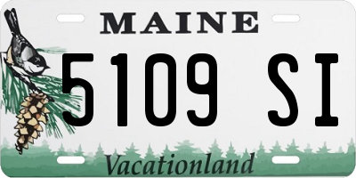 ME license plate 5109SI