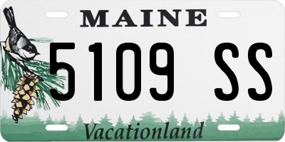 ME license plate 5109SS