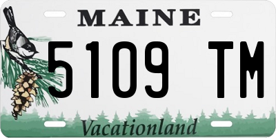 ME license plate 5109TM