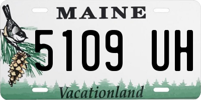 ME license plate 5109UH