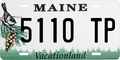 ME license plate 5110TP