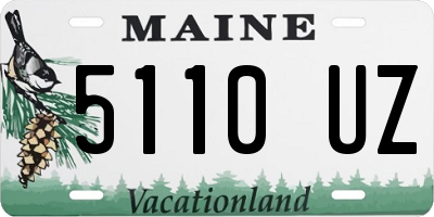 ME license plate 5110UZ