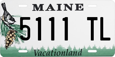 ME license plate 5111TL