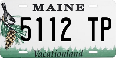ME license plate 5112TP