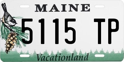 ME license plate 5115TP