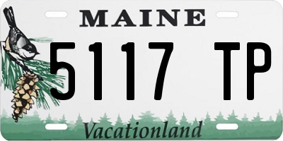 ME license plate 5117TP