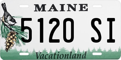 ME license plate 5120SI