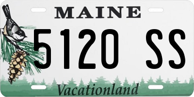 ME license plate 5120SS