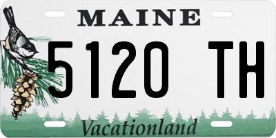 ME license plate 5120TH