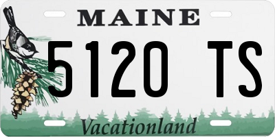 ME license plate 5120TS