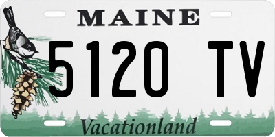 ME license plate 5120TV