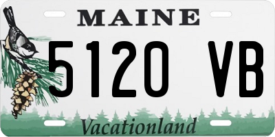 ME license plate 5120VB