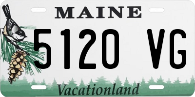 ME license plate 5120VG