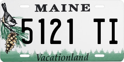 ME license plate 5121TI