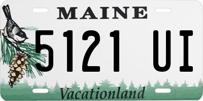 ME license plate 5121UI