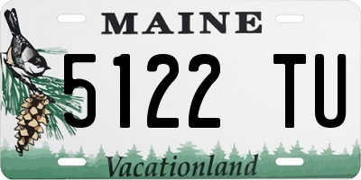 ME license plate 5122TU